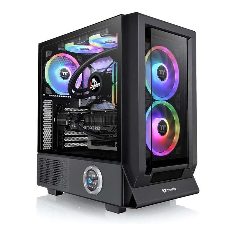 Thermaltake Ceres 350 MX Midi Tower ATX Black PC Case CA-1Z3-00M1WN-00
