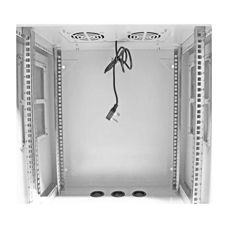 Scoop 12U 450mm Deep Outdoor Cabinet with 2 Fans CAB-12UO