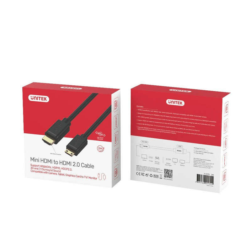 Unitek 2m HDMI Cable CAB-HDMI-MM-2M-U