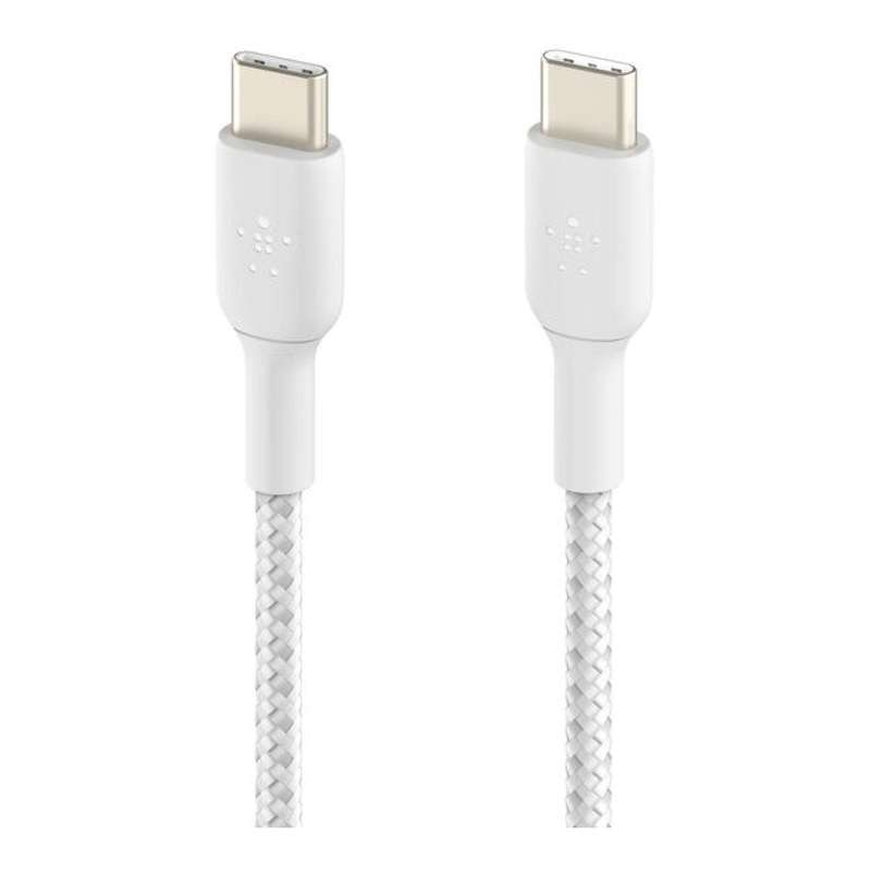 Belkin BoostCharge Type-C Male to Male USB Braided Cable 2m White CAB004BT2MWH