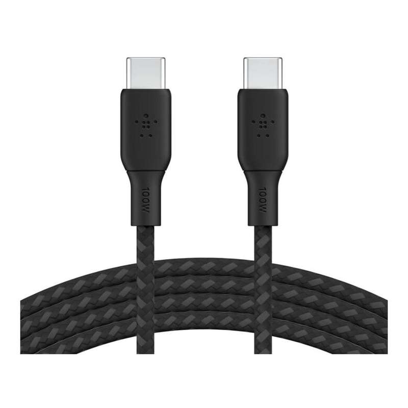 Belkin BoostCharge Type-C Male to Male USB Braided Cable 3m Black CAB014BT3MBK