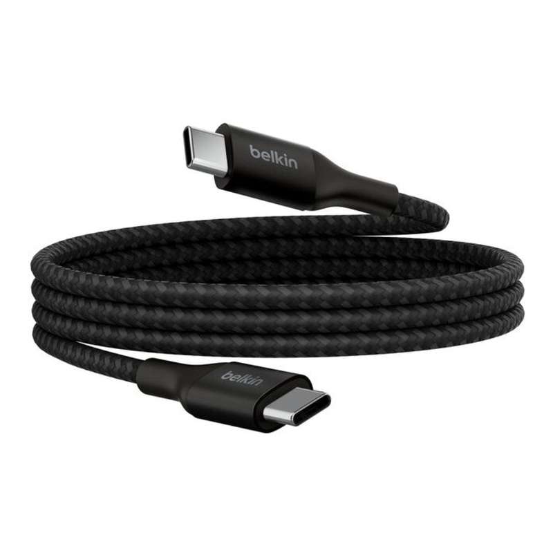 Belkin BoostCharge Type-C Male to Male USB Braided Cable 1m Black CAB015BT1MBK