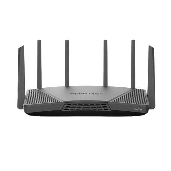Synology RT6600AX Wi-Fi 6 Wireless Router - Tri-band 2.4GHz/5GHz/5GHz Gigabit Ethernet CAS-NASBOX...