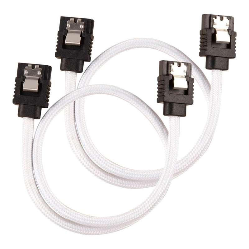 Corsair Premium Sleeved SATA 6Gbps Cable 30cm White CC-8900249