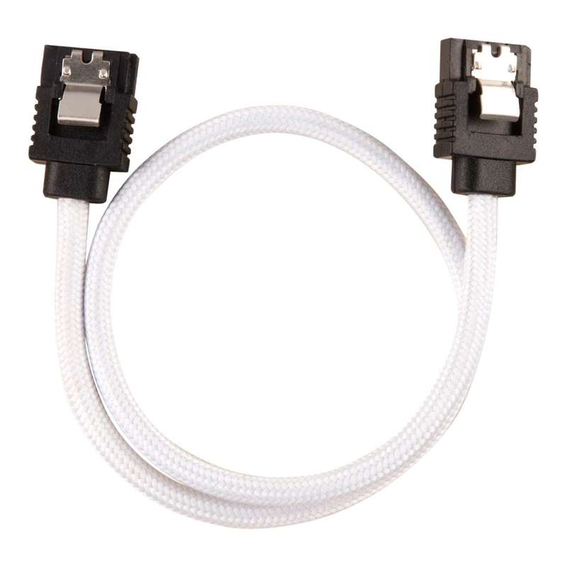 Corsair Premium Sleeved SATA 6Gbps Cable 30cm White CC-8900249