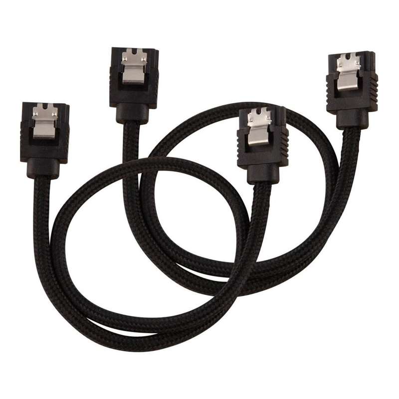 Corsair Premium Sleeved SATA 6Gbps Cable 60cm Black CC-8900252