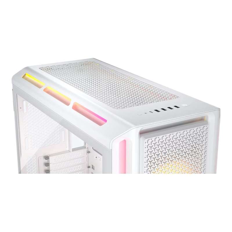 Corsair iCUE Link 5000T LX RGB Midi Tower ATX PC Case White CC-9011299-WW