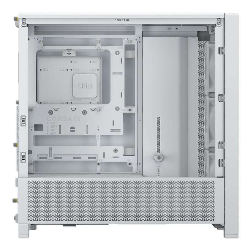 Corsair Frame 4000D RS Modular High Airflow Mid-Tower White PC Case CC-9011313-WW