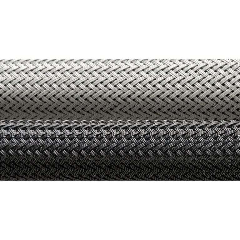 Techflex 12.7mm x 1m Fray Resistant Scissor Cut Expandable Braided Sleeving Black CCP0.50BK