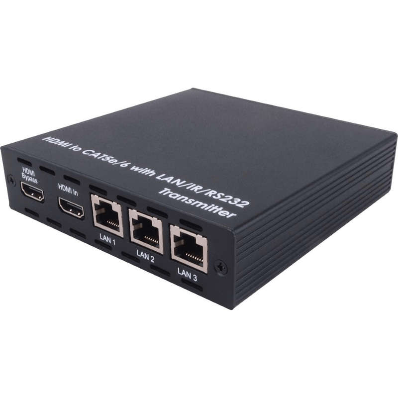 Cypress HDMI to CAT5e/6 Transmitter with 24V PoC and 3 LAN Serving CH-1109TXC