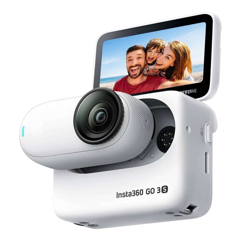 Insta360 GO 3S 16mm 4K 128GB Action Camera Arctic White CINSAATA-WT