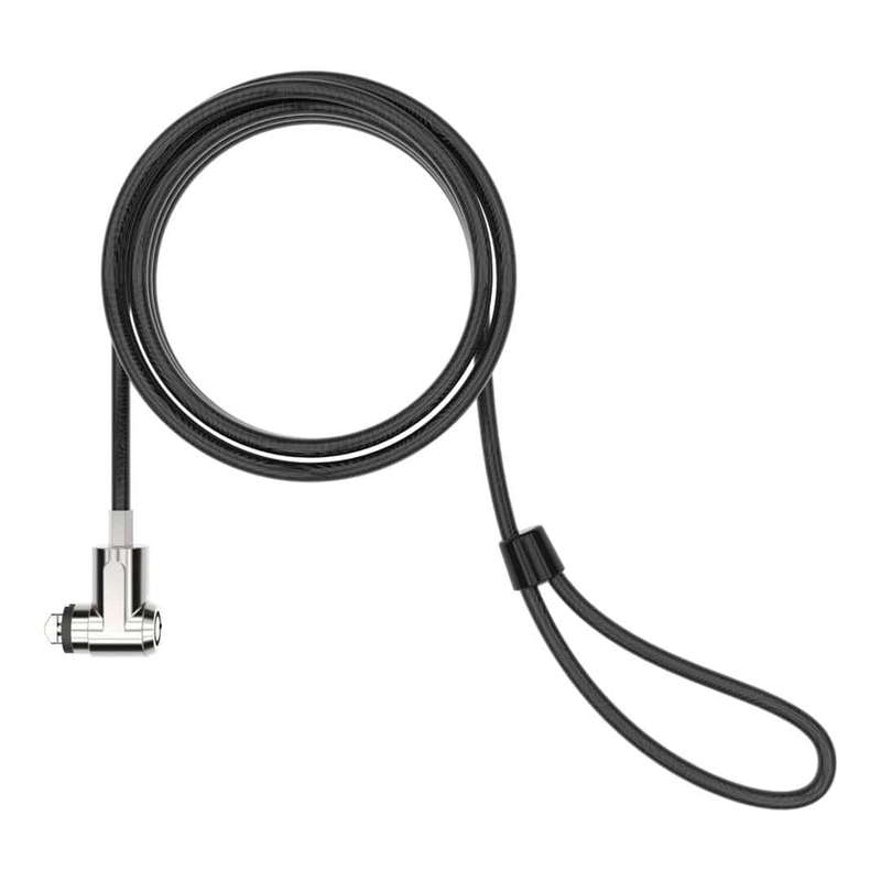 MacLocks Slim Steel Keyed Security Lock with Cable Trap CL15