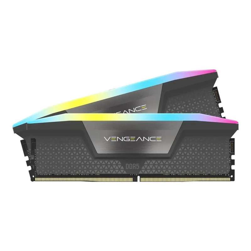 Corsair Vengeance RGB CMH96GX5M2E6000Z36 Memory Module 96GB Kit 2 x 48GB DDR5 6000MHz