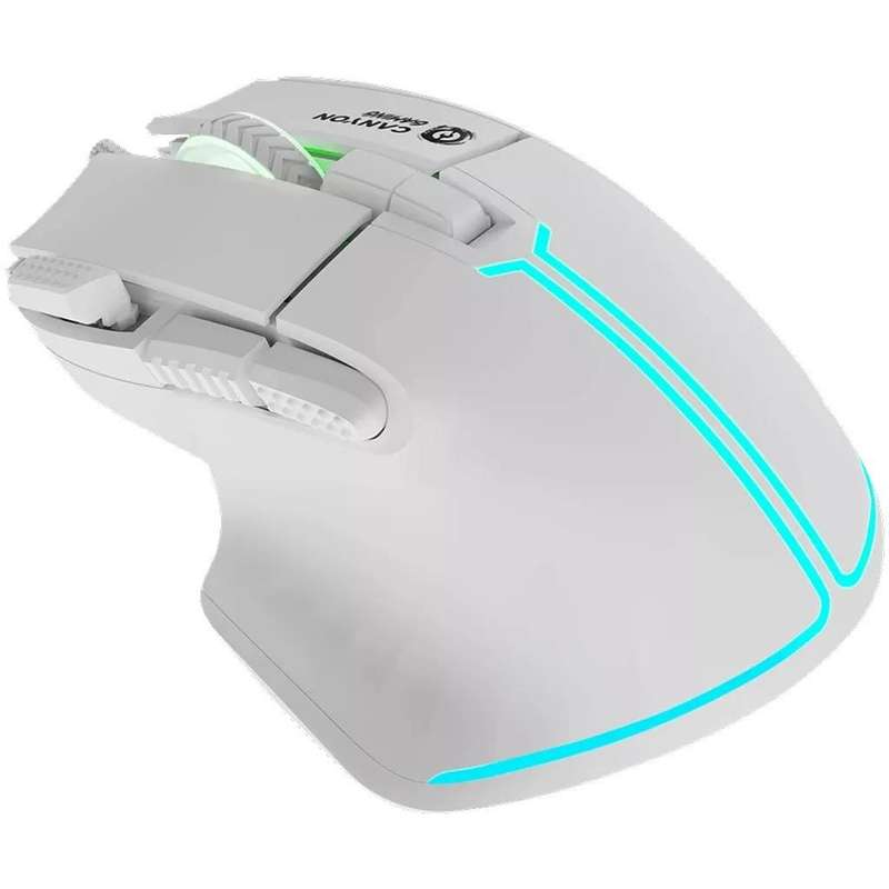Canyon Fortnax GM-636 RGB Wired Mouse - White CND-SGM636W