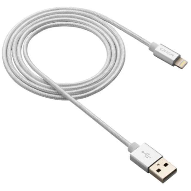 Canyon MFI-3 Type-A to Lightning Cable 1m White CNS-MFIC3DG