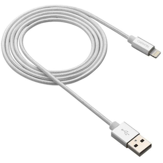 Canyon MFI-3 Type-A to Lightning Cable 1m Pearl White CNS-MFIC3PW