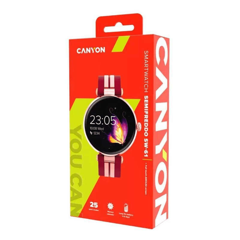Canyon SW-61 Semifreddo Smart Watch Rosegold CNS-SW61BR