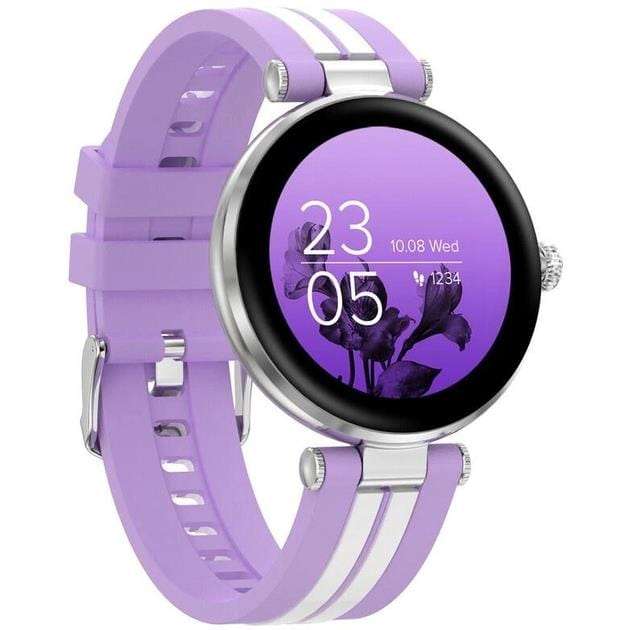Canyon SW-61 Semifreddo Smart Watch Silver Lavender CNS-SW61PP