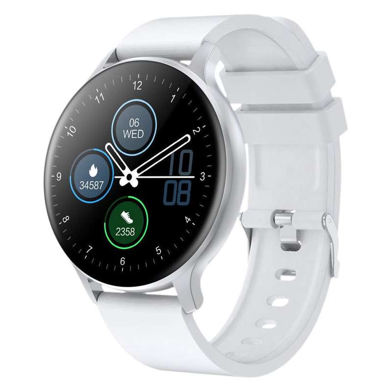Canyon SW-68 Badian Smart Watch Silver White CNS-SW68SS