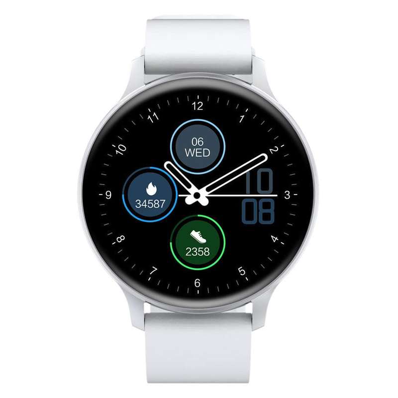 Canyon SW-68 Badian Smart Watch Silver White CNS-SW68SS
