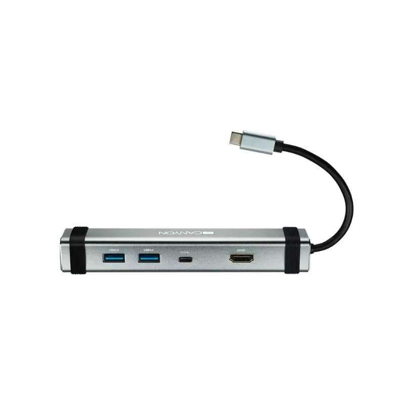 Canyon DS-3 4-Port USB Type-C Hub Grey CNS-TDS03DG