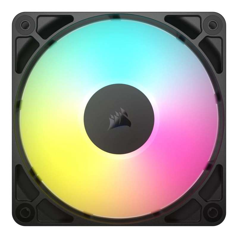 Corsair RS120 ARGB 120mm PWM Computer Case Fan Black 3-pack CO-9050181-WW