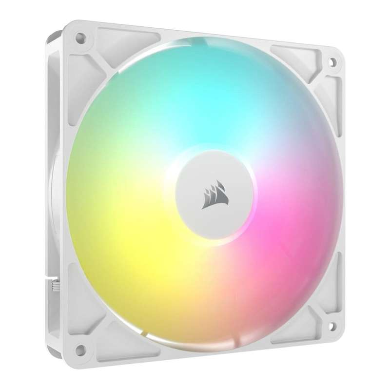 Corsair RS140 ARGB 140mm PWM 1700 RPM Case Fan - Dual-pack White CO-9050187-WW
