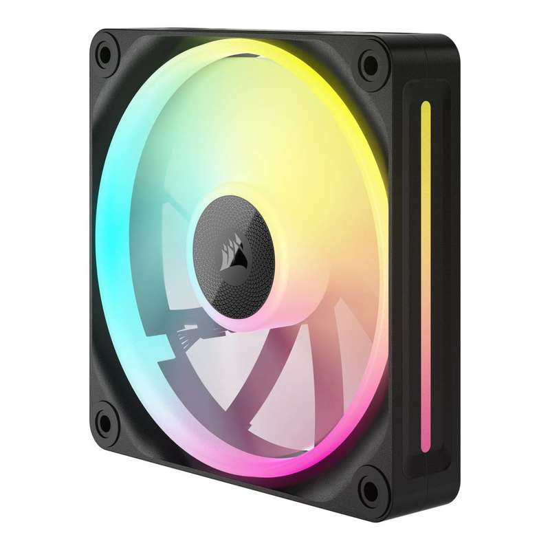 Corsair LX120 RGB iCUE Link 120mm PWM Black Case Fan - Triple Pack CO-9051026-WW