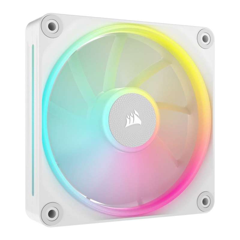 Corsair LX120 RGB iCUE Link 120mm PWM 2400 RPM Case Fan - Single-pack White CO-9051029-WW