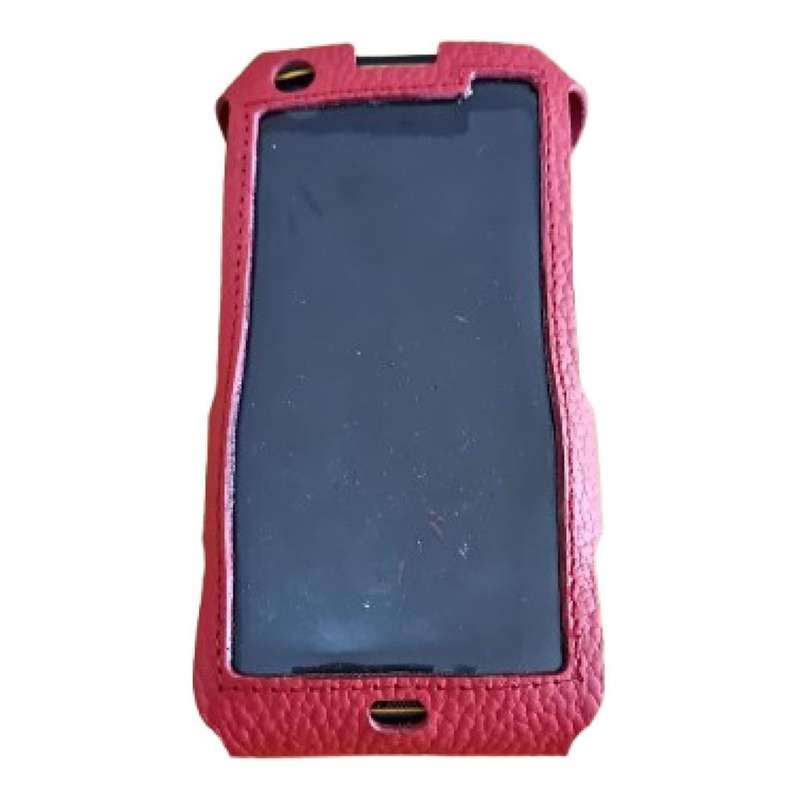 Conquest 3-Point Leather Case Holder with Strap for S19 and S29 Red