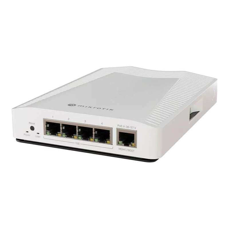 MikroTik Cloud 4-port PoE Router Switch White CRS304-4XG-IN