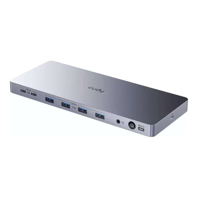 Cudy CS700 Dual 4K 10Gbps USB-A & USB-C Gigabit Ethernet Docking Station
