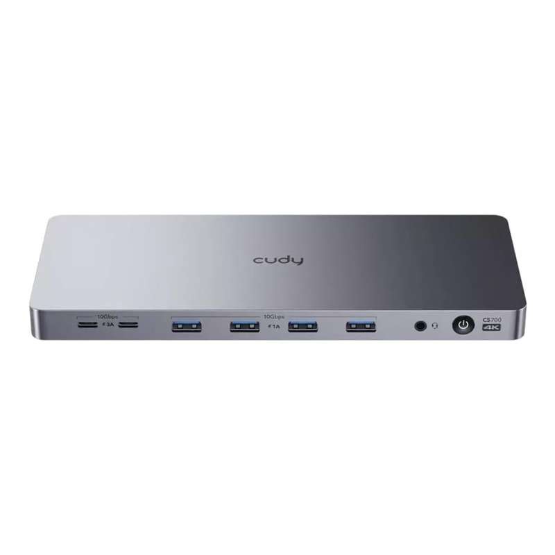 Cudy CS700 Dual 4K 10Gbps USB-A & USB-C Gigabit Ethernet Docking Station