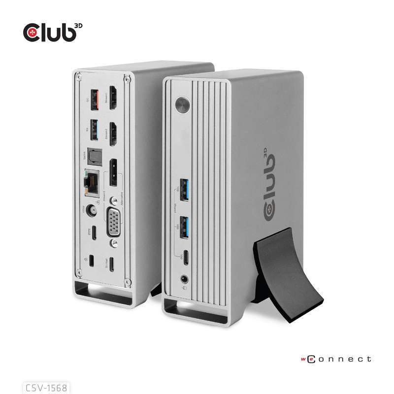 Club 3D Gen2 Type-C with Smart PD Charging Dock Station CSV-1568