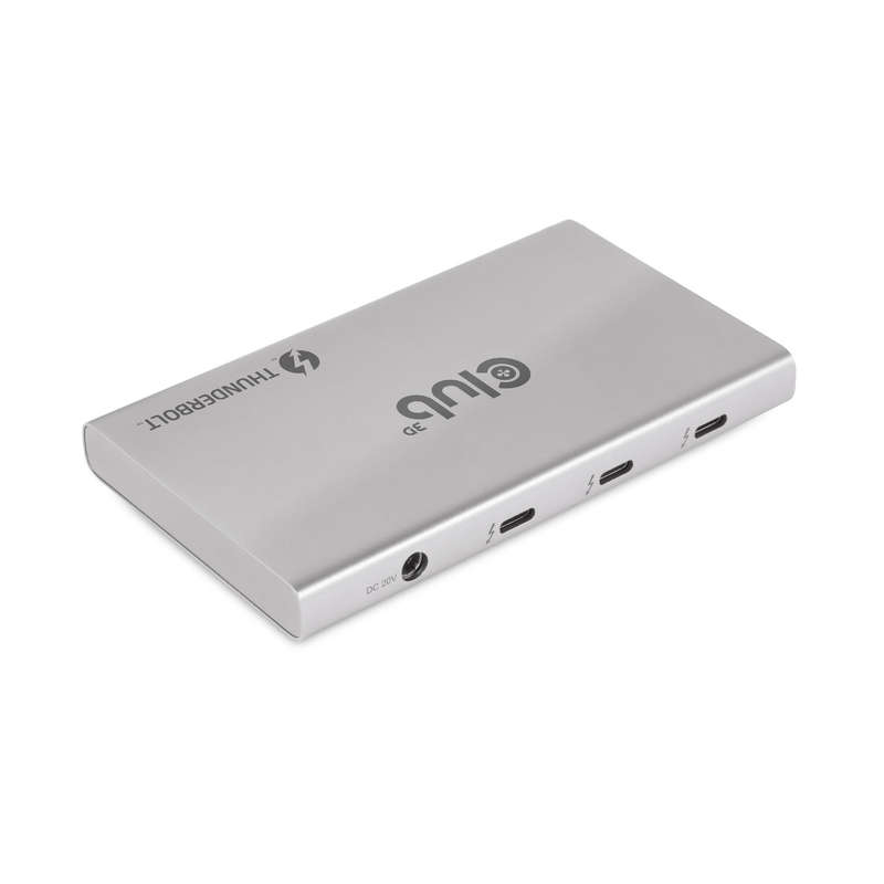 Club 3D Thunderbolt 4 5-in-1 Portable Hub with Smart Power CSV-1580