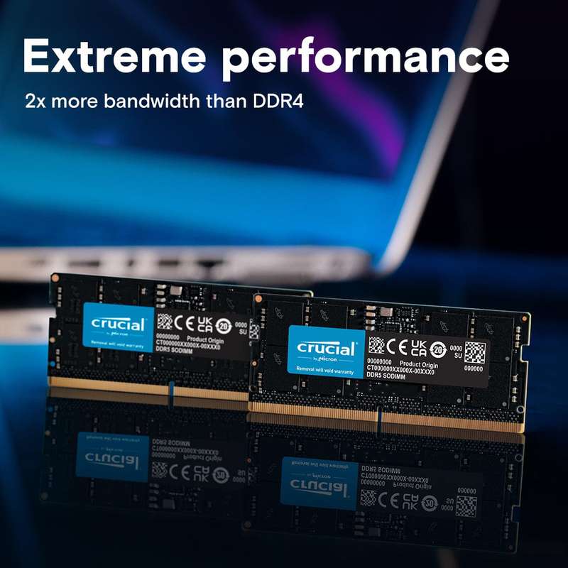 Crucial CT64G56C46S5 Memory Module 64GB DDR5 5600MHz