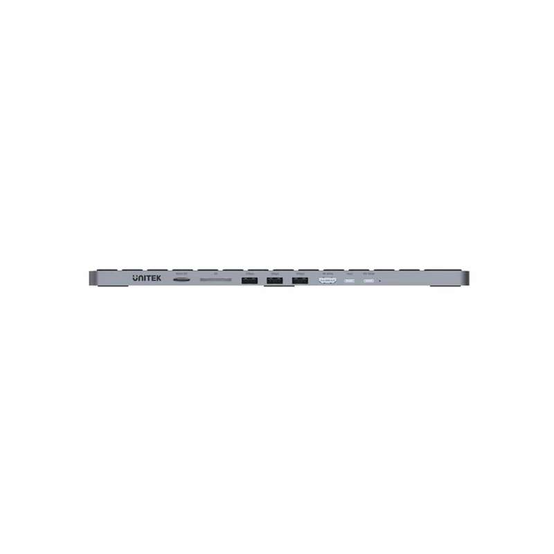 Unitek D1092A Wired Keyboard with 9-in-1 Type-C Hub