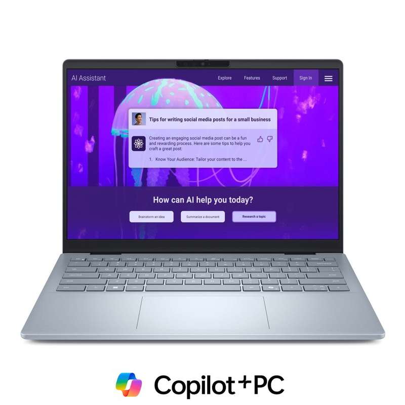 Dell 14 Plus 14-inch 2.5K AI Laptop - Intel Core Ultra 7 256V 1TB SSD 16GB RAM Win 11 Pro