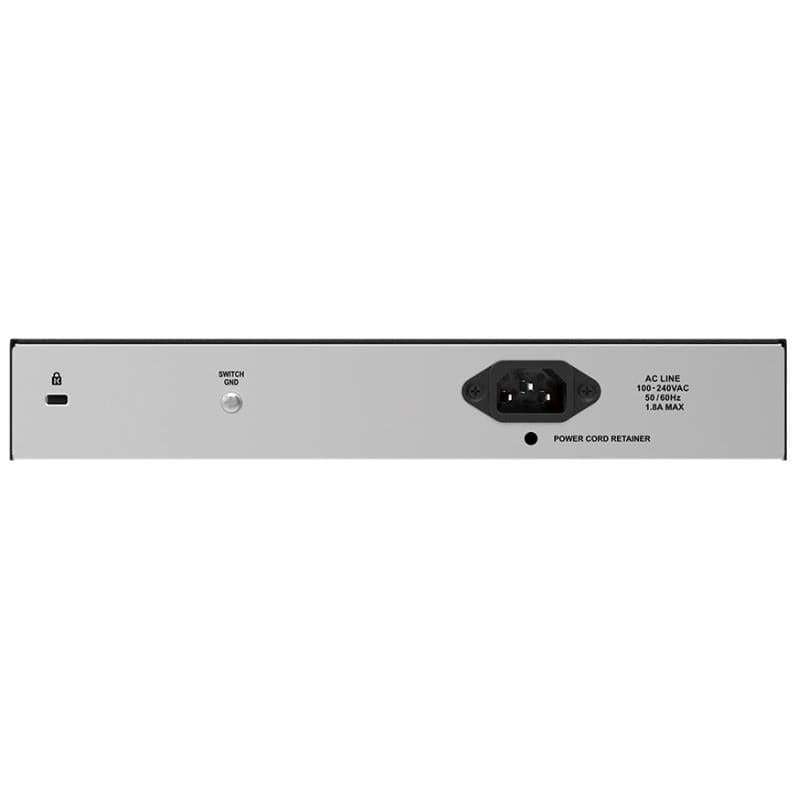 D-Link DES-1018P L2 Fast Ethernet 10/100 PoE Unmanaged Network Switch DES-1018P