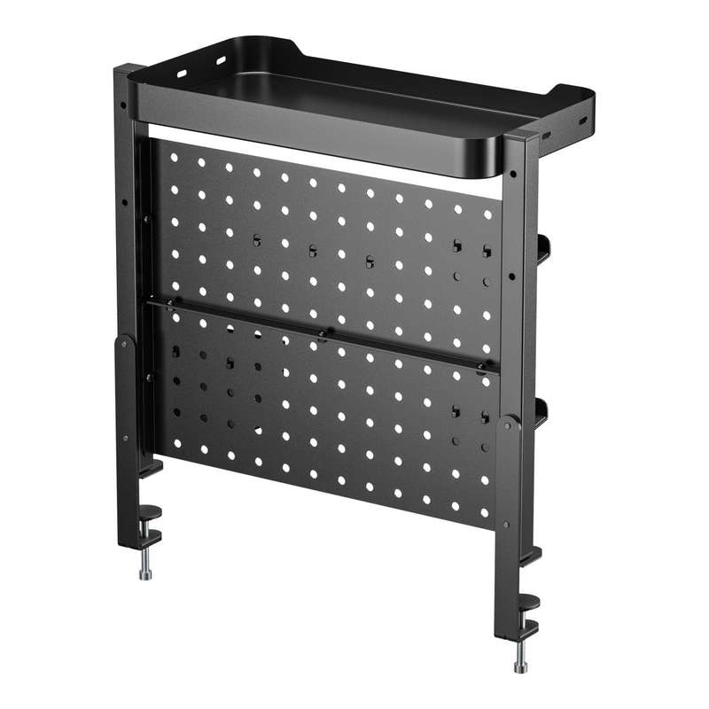 Lumi DET06-02 Clamp-On Organizer Shelf with Pegboard Kits