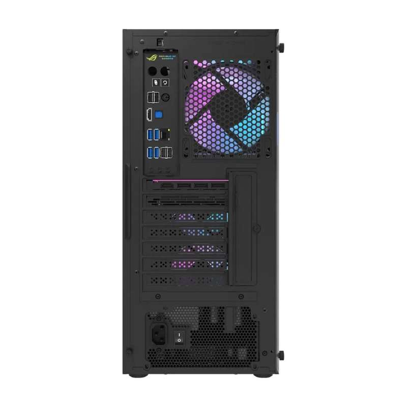 darkFlash DK352 PLUS PC Case Black with 4 ARGB Fans