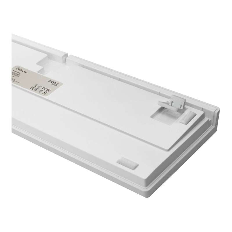 Ducky Zero 6108 Wireless RGB Gaming Keyboard White with Cherry MX2A Speed Silver Linear Switches