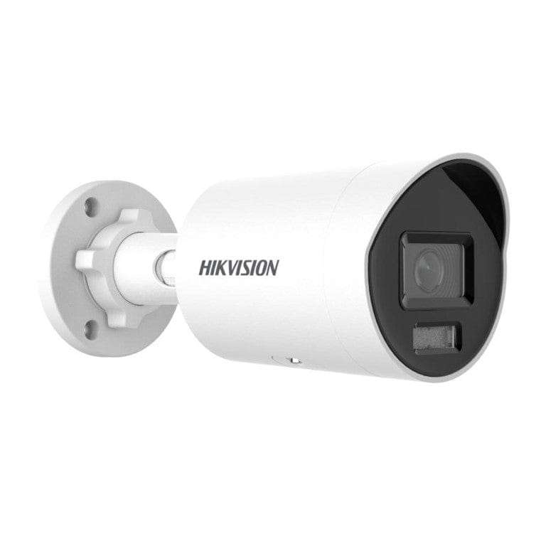 Hikvision 4MP 4mm Smart Hybrid Light with ColorVu Fixed Mini Bullet Network Camera DS-2CD2047G2H-...