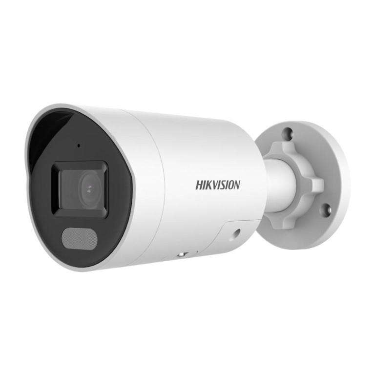 Hikvision 4MP 4mm Smart Hybrid-light with ColorVu Fixed Mini Bullet Network Camera DS-2CD2047G2H-...