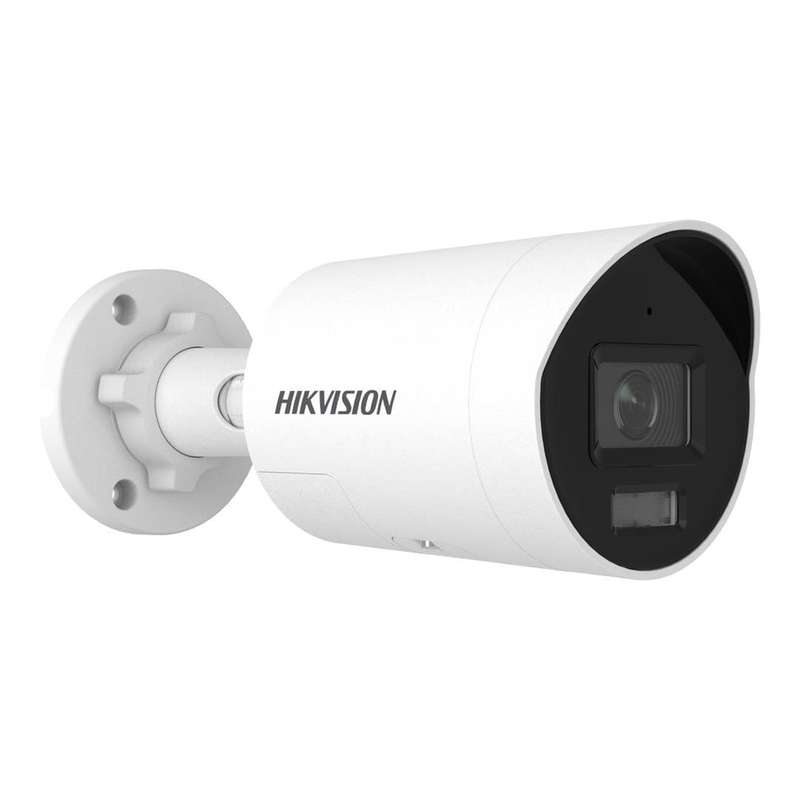 Hikvision 4MP 2.8mm Smart Hybrid Light with ColorVu Fixed Mini Bullet Network Camera DS-2CD2047G...