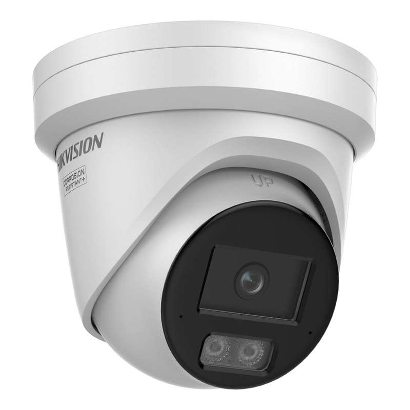 Hikvision 4MP 2.8mm Smart Hybrid Light with ColorVu Fixed Turret Network Camera DS-2CD2347G3-LI2U...
