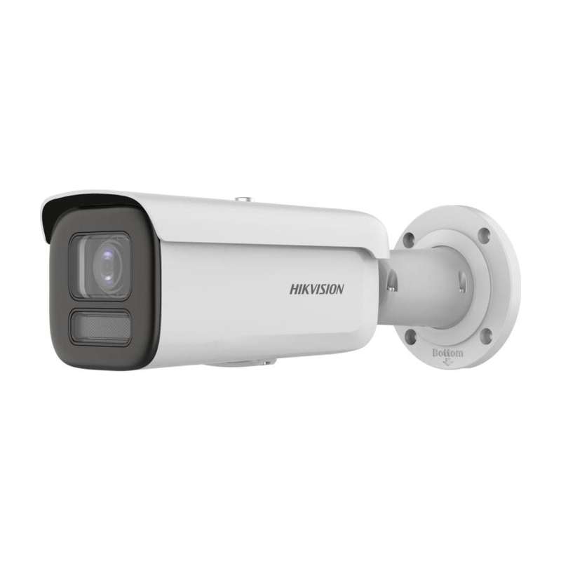 Hikvision 4 MP Smart Hybrid Light with ColorVu Motorized Varifocal Bullet Network Camera DS-2CD26...