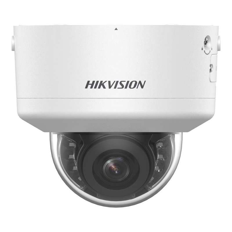 Hikvision 4MP 2.8-12mm Smart Hybrid Light with ColorVu Motorized PTRZ Varifocal Dome Network Came...