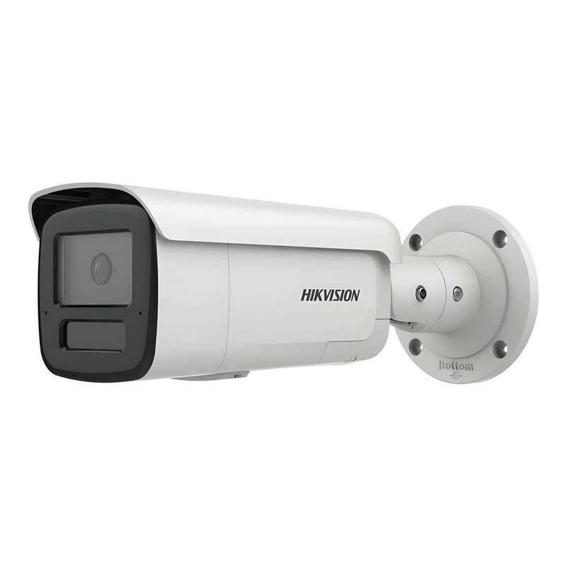 Hikvision 4MP 4mm AcuSense Strobe Light and Audible Warning Fixed Bullet Network Camera DS-2CD2T4...