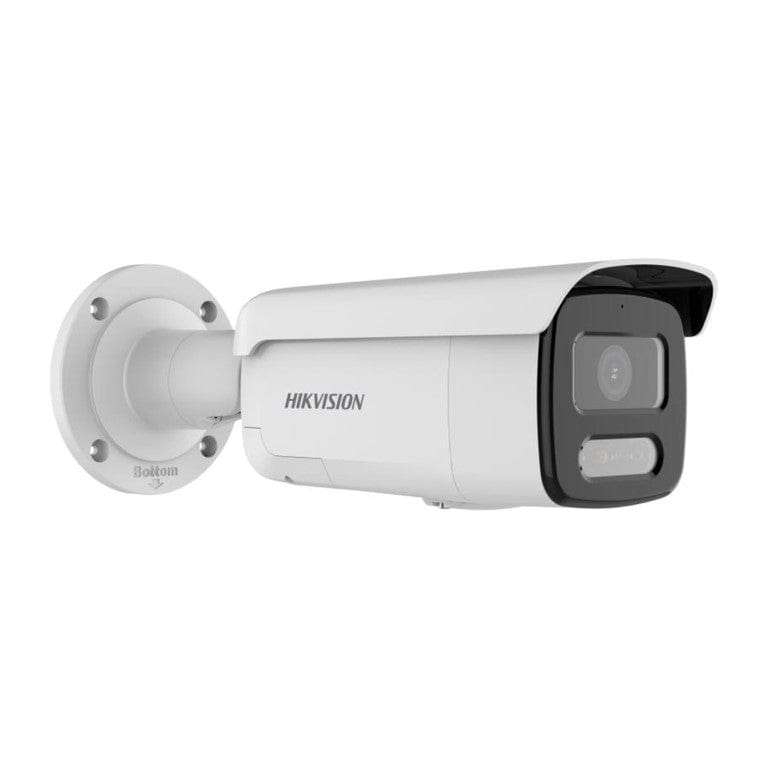 Hikvision 4MP 4mm ColorVu Strobe Light and Audible Warning Fixed Bullet Network Camera DS-2CD2T47...